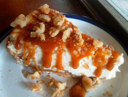 caramel cheesecake