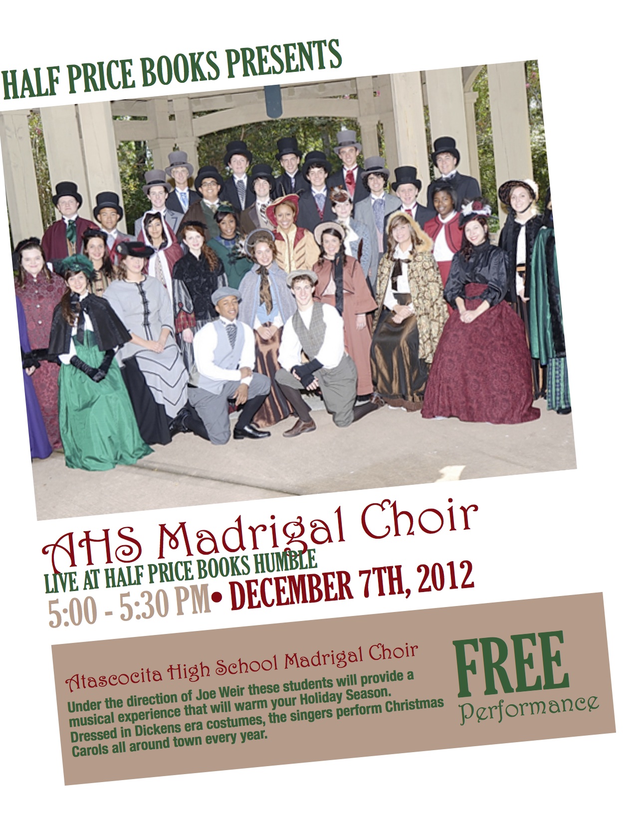 Madrigals at HPB