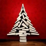 Christmas tree with book
